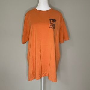 Bert’s Surf Shop 100% Ring Spun Cotton Orange Tshirt L